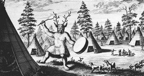 An Illustration Of A Shaman In Siberia Produced By The Dutch Explorer