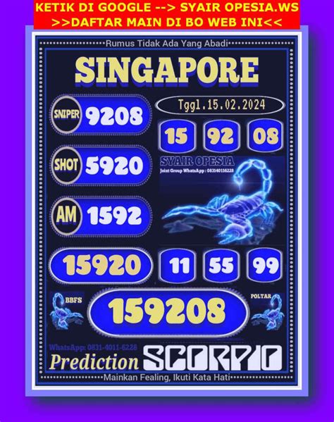 Syair Sgp Januari Prediksi Top Hari Ini