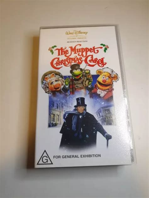 The Muppet Christmas Carol Vhs Video Tape Walt Disney Jim Henson Pal