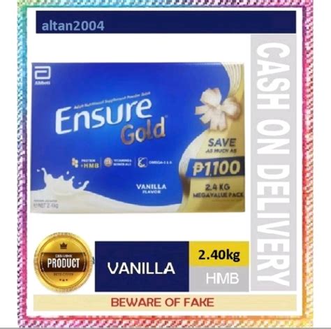 Ensure Gold Hmb Kg Vanilla Cod Lazada Ph