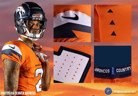 New Denver Broncos Sunset Orange Home Uniform