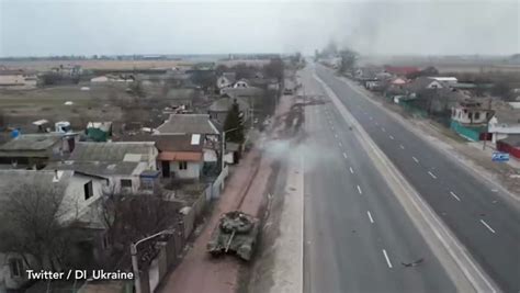 Russian Tanks Destroyed By Ukrainian Ambush Near Kyiv In Dramatic