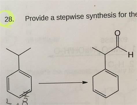 Solved Provide A Stepwise Synthesis For The Hno I Chegg