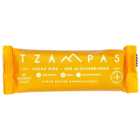 TZAMPAS Barrita Energética BIO Cacao Nibs 40g BIKE24