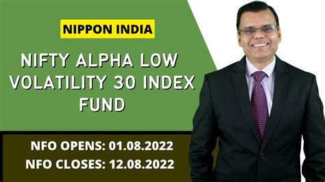 Nippon India Nifty Aplha Low Volatility 30 Index Fund Pankaj Mathpal