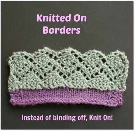 How To Knit A Simple Border For A Blanket At Duane Nielsen Blog