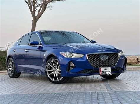 Genesis G70 Blue 2021 For Sale in Qatar