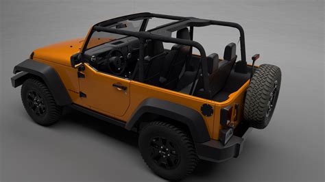 Open Jeep Wrangler