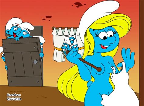 Rule 34 Alternate Body Type Alternate Breast Size Mortdres Smurfette Tagme The Smurfs 877001