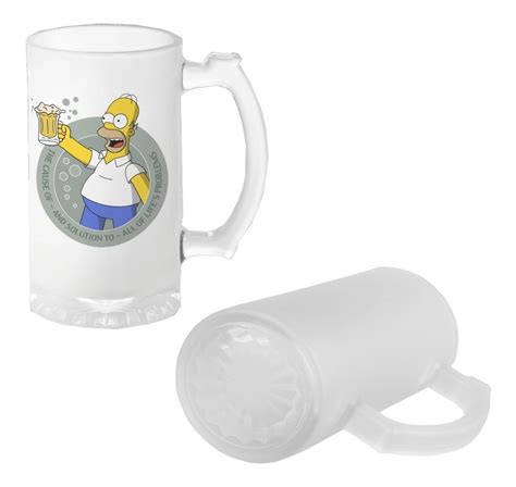 2 Mug Cervecero Vidrio Opalizado Para Sublimar 16oz Medellin MercadoLibre