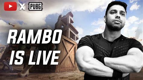 Rg Rambo Live Pubg Pc India Youtube