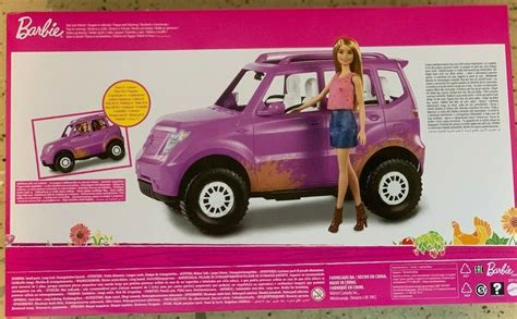 New Barbie Purple Suv Car Barbie Vehicles