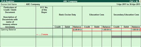 Creating Pla Opening Balance In Tally Erp 58630 Hot Sex Picture