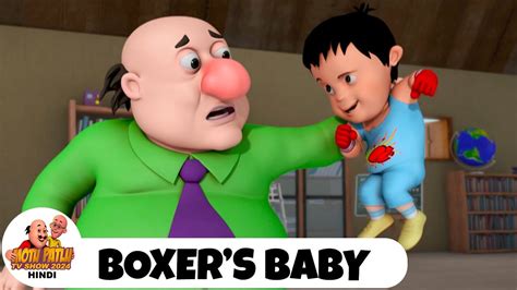 Boxer's Baby | Motu Patlu Funny Cartoon | मोटू पतलू | Full Episode 14 | Motu Patlu Tv Show 2024 ...