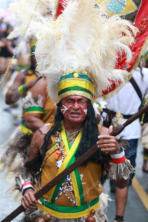 Salvador Bahia Brasil De Julio De Indios Participan En El