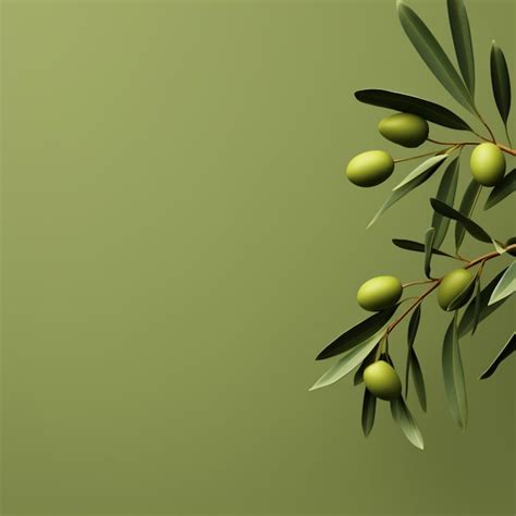 Premium AI Image Olive Minimalist Wallpaper High Quality 4k Hdr