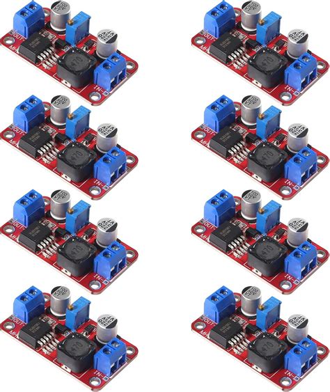 Aediko 8pcs Xl6019 Module 5a High Power Current Dc To Dc