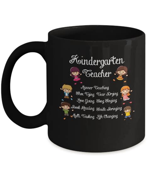 Funny Kindergarten Teacher Quotes Gift Teaching Kids New Mugs ...