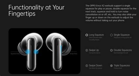 Oppo Enco X2 Tws Noise Cancelling Earbuds