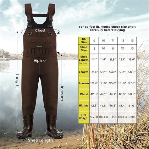 Gonex Neoprene Chest Hunting Waders Waterproof Insulated Boots