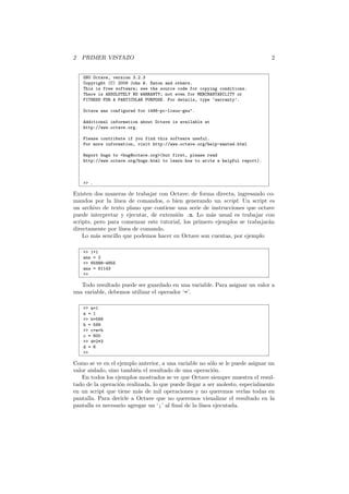 Tutorial Rapido De Octave Pdf