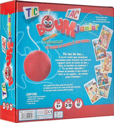 Tic Tac Boum Junior Asmodée Jeu de société