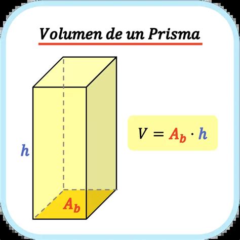 Volumen de un Prisma fórmula y ejemplos