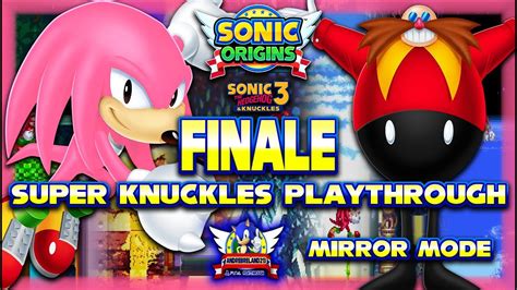 Sonic Origins Ps P Sonic Knuckles With Super Knuckles