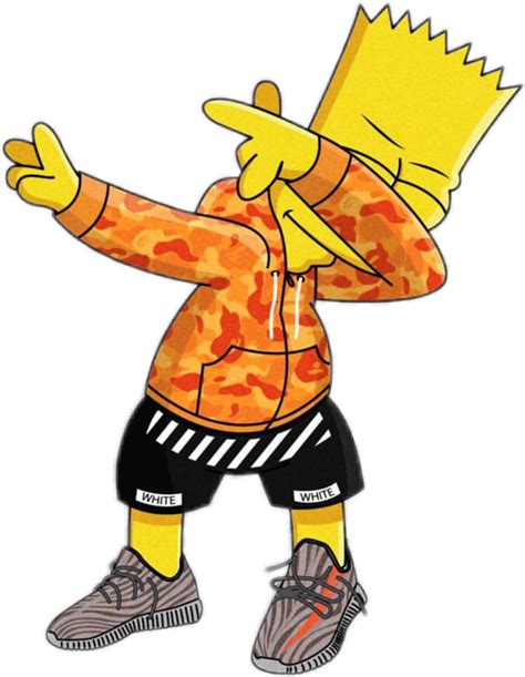 Simpson Supreme Wallpaper Gangsta Black Bart Simpson Supreme Bart