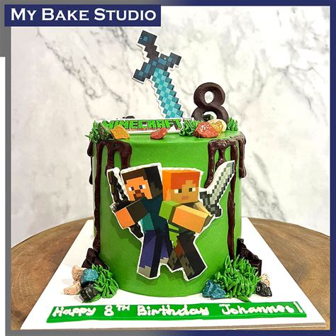 Minecraft Cake Mybakestudio