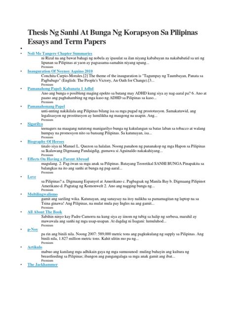 Korapsyon Sa Pilipinas Philippin News Collections