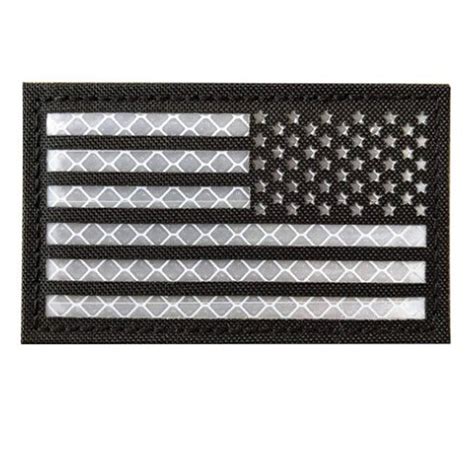 Reflective Us Usa Flag Patch Reversed Multicam Infrared Ir United