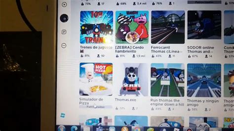 Jugué Todos Los Juegos De Thomas En Roblox Youtube