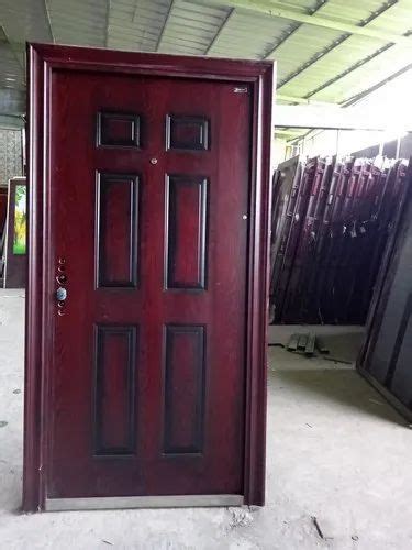 Standard Dark Rose Wood Steel Door Thickness At