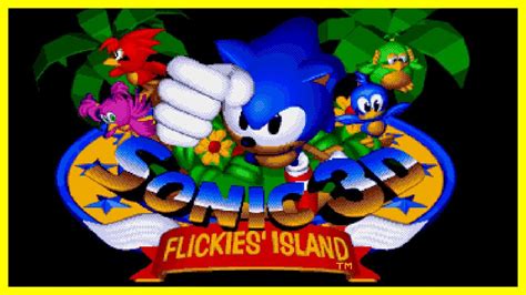 Sonic 3D Flickies Island 1996 Mega Drive PAL YouTube