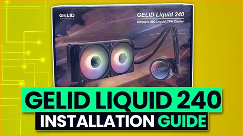 Gelid Liquid 240 Installation Guide YouTube