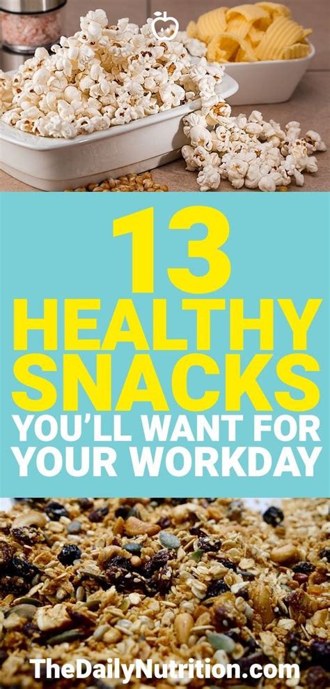 13 Healthy Snacks For Work You Can Keep At Your Desk Healthy Work Snacks Wholesome Snacks Snacks