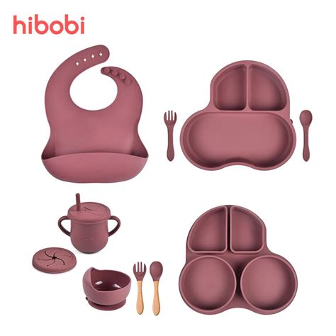 Vaisselle En Silicone Souple Pour B B 2 En 1 4 6 8 Pi Ces Assiette