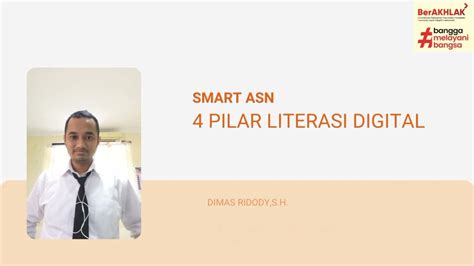 4 Pilar Literasi Digital Implementasi Smart ASN YouTube