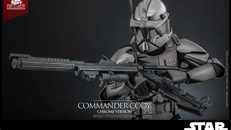 Hot Toys Unveils Exclusive Star Wars 1 6 Chrome Commander Cody