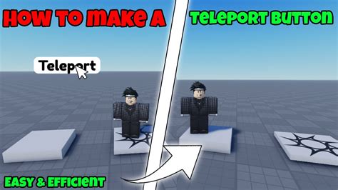 How To Make A TELEPORT BUTTOM Roblox Studio Tutorial 2024 YouTube