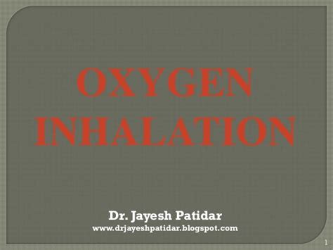 Oxygen Inhalation