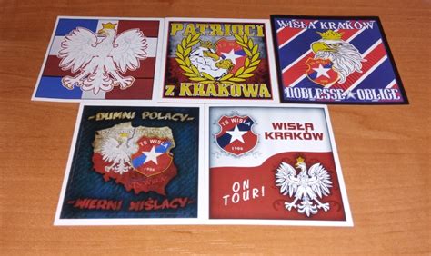 Vlepki wlepki Wisła Kraków patriotyczne Kraków Kup teraz na Allegro