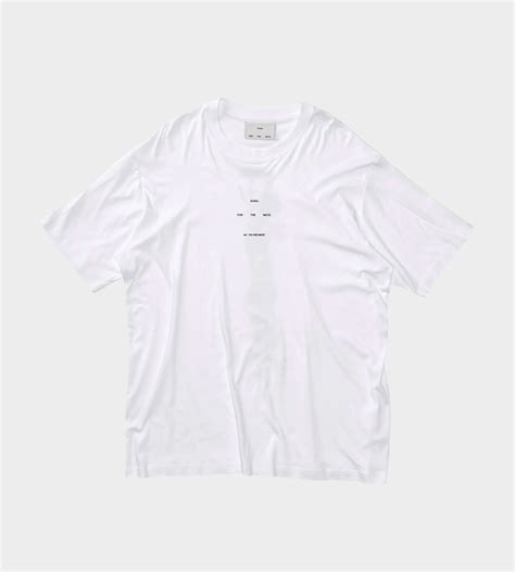 Song For The Mute Logo Oversized T Shirt White Wdlt117