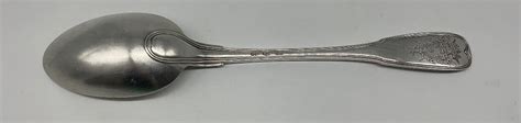 Proantic Stew Spoon In Silver Spun Model Armory Avignon 18th Centur