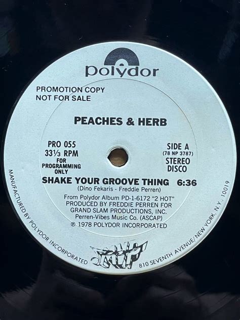 Yahoo オークション Peaches Herb Shake Your Groove Thing Poly