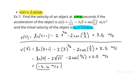 Instantaneous Velocity Equation