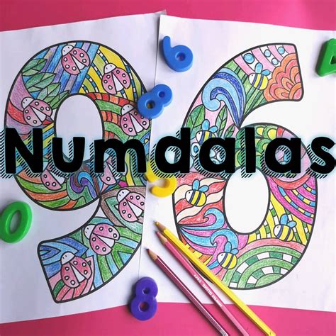 FantÁsticos Numdalas Mandalas De NÚmeros Listas Para Colorear Imagenes Educativas