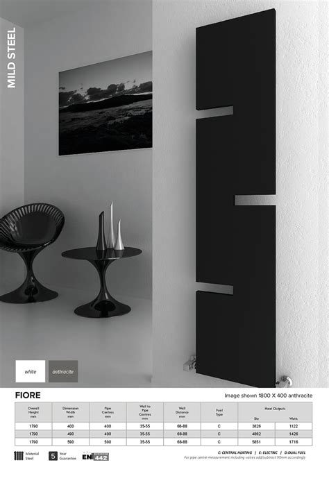 Reina Fiore Vertical Radiator Hilltop Designer Radiators