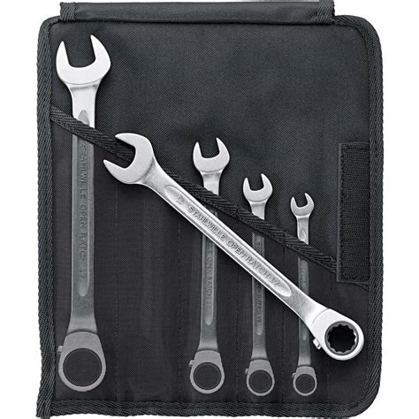 Ratcheting crowfoot wrench set 5-piece Stahlwille from Conrad.com